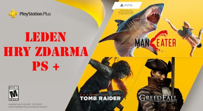 PlayStation Plus hry zdarma Leden 2020