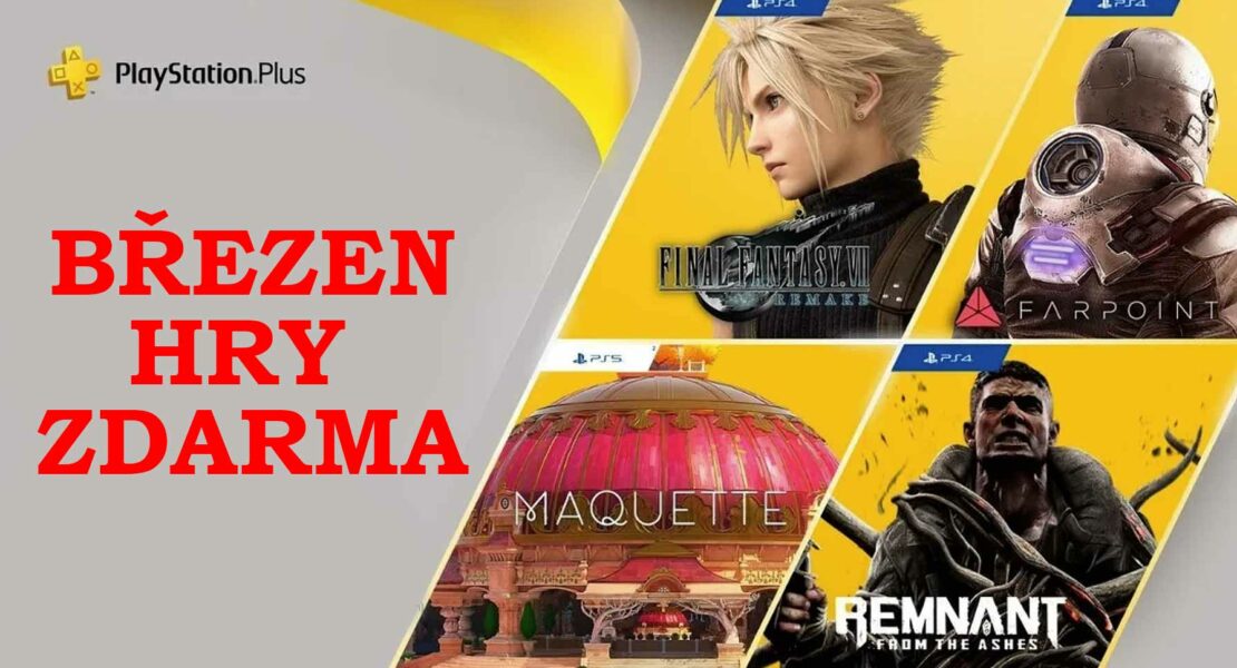 Hry zdarma Březen PlayStation Plus